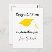 ロースクールカード卒業 ポストカード (正面/裏面)