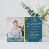 ロースクールネイビー卒業党ローレルリース 招待状 (スタンド正面)