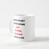 ロースクール先生素晴らし、 コーヒーマグカップ (正面左)