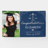 ロースクール写真卒業パーティバナー 横断幕 (横)