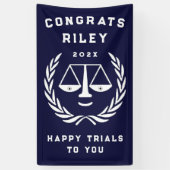 ロースクール卒業おめでとうバナー 横断幕 (縦)