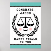 ロースクール卒業おめでとう ポスター (正面)