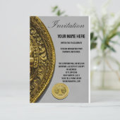 ロースクール卒業カードのパーソナライズ 招待状 (スタンド正面)