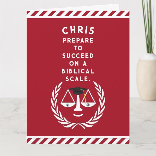 ロースクール卒業カード カード (正面)