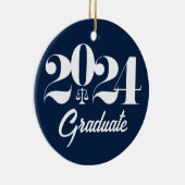 ロースクール卒業クリスマス セラミックオーナメント (右)