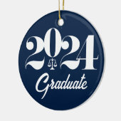 ロースクール卒業クリスマス セラミックオーナメント (左)