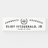 ロースクール卒業バナー 横断幕 (横)