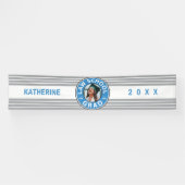 ロースクール卒業パーソナライズされた写真 横断幕 (横)