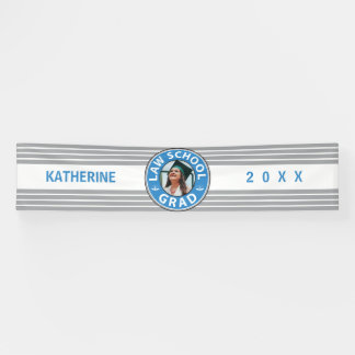 ロースクール卒業パーソナライズされた写真 横断幕