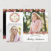 ロースクール卒業フローラ2写真発表 招待状 (正面/裏面)