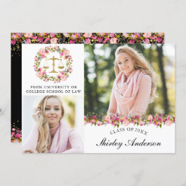 ロースクール卒業フローラ2写真発表 招待状