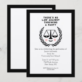 ロースクール卒業党招待状 招待状