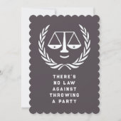 ロースクール卒業党招待状 招待状 (正面)