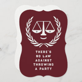 ロースクール卒業党招待状 招待状