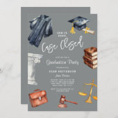 ロースクール卒業党招待状 招待状 (正面/裏面)