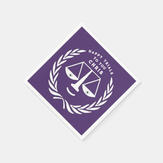 ロースクール卒業党 スタンダードカクテルナプキン (角)