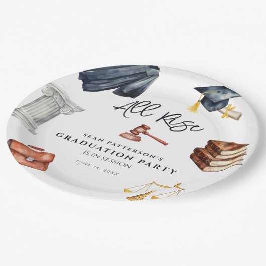ロースクール卒業党 ペーパープレート (アングル)