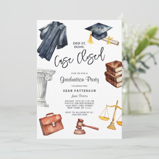 ロースクール卒業党 招待状 (スタンド正面)