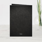 ロースクール卒業写真エレガント。 サンキューカード (裏面)