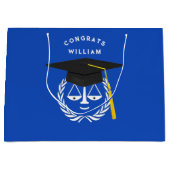 ロースクール卒業弁護士大抱き枕 ラージペーパーバッグ (正面)