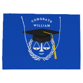 ロースクール卒業弁護士大抱き枕 ラージペーパーバッグ (裏面)