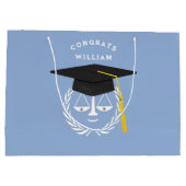 ロースクール卒業弁護士大抱き枕 ラージペーパーバッグ (裏面)