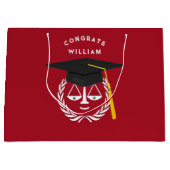 ロースクール卒業弁護士大抱き枕 ラージペーパーバッグ (正面)