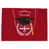 ロースクール卒業弁護士大抱き枕 ラージペーパーバッグ (裏面)