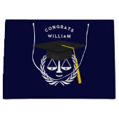 ロースクール卒業弁護士大抱き枕 ラージペーパーバッグ (正面)