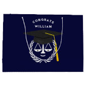 ロースクール卒業弁護士大抱き枕 ラージペーパーバッグ (裏面)