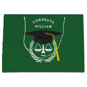 ロースクール卒業弁護士大抱き枕 ラージペーパーバッグ (正面)