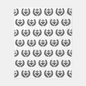 ロースクール卒業弁護士弁護士 フリースブランケット (正面)