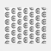 ロースクール卒業弁護士弁護士 フリースブランケット (正面(横))