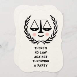 ロースクール卒業招待状 招待状