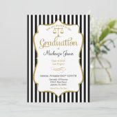 ロースクール卒業発表招待状 招待状 (スタンド正面)
