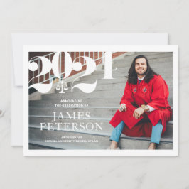 ロースクール卒業発表 招待状