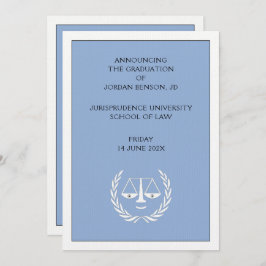 ロースクール卒業発表 案内状