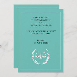ロースクール卒業発表 案内状