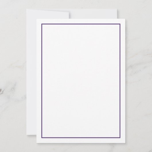 ロースクール卒業発表 案内状 (裏面)