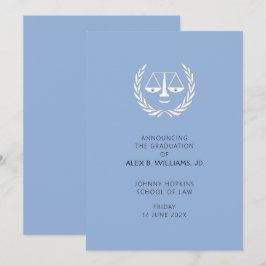 ロースクール卒業発表 案内状