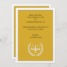 ロースクール卒業発表 案内状