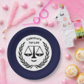 ロースクール卒業紙プレート ペーパープレート (パーティー)