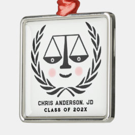 ロースクール卒業記念ギフト メタルオーナメント