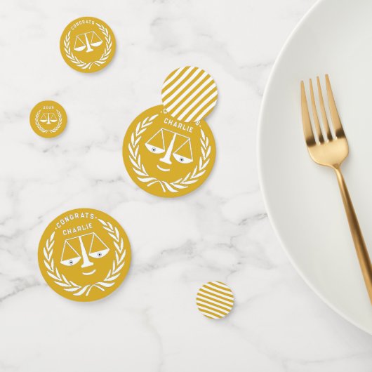 ロースクール卒業金ゴールド コンフェッティ (グループ)