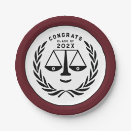 ロースクール卒業2025 ペーパープレート