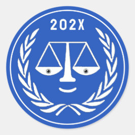 ロースクール卒業2025 ラウンドシール