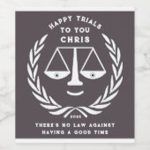 ロースクール卒業2025 ワインラベル (シングルラベル)