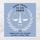 ロースクール卒業2025 ワインラベル (シングルラベル)