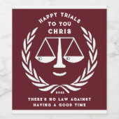 ロースクール卒業2025 ワインラベル (シングルラベル)