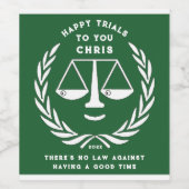 ロースクール卒業2025 ワインラベル (シングルラベル)